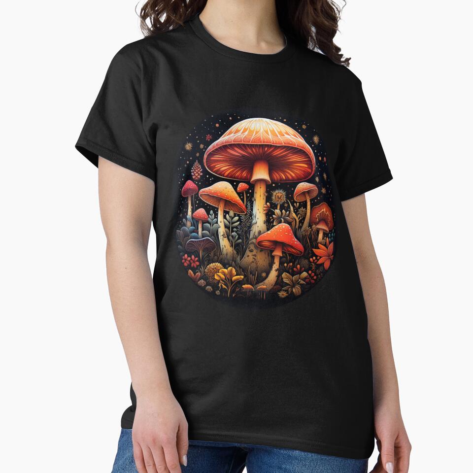 Psychedelic magic Mushroom fungus hunting by OliveAndSnow