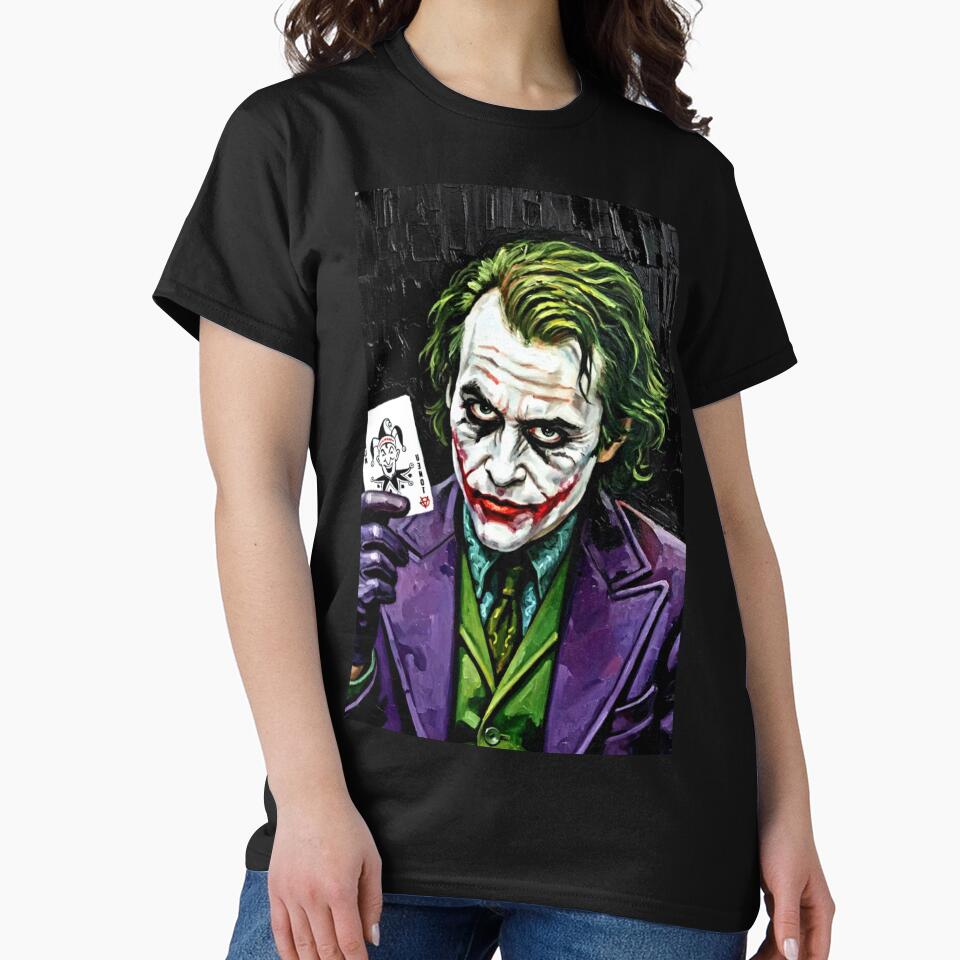 The Joker - Heath Ledger with Playing Card by Art's Diner