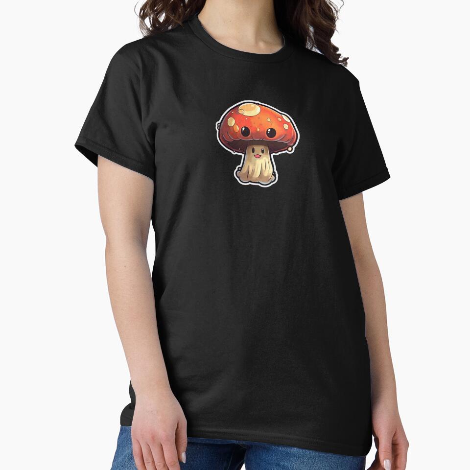 Anime Mushroom | Cute, Kawaii, Happy, Smiling, Aesthetic, Manga, Fungus, Fungi, Nature, Japanese, Cartoon, Love, Shroom, Toadstool, Goblincore by FantasySoul