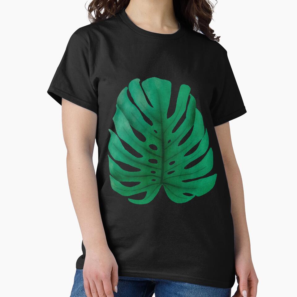 Green Monstera Leaf by marta-maria