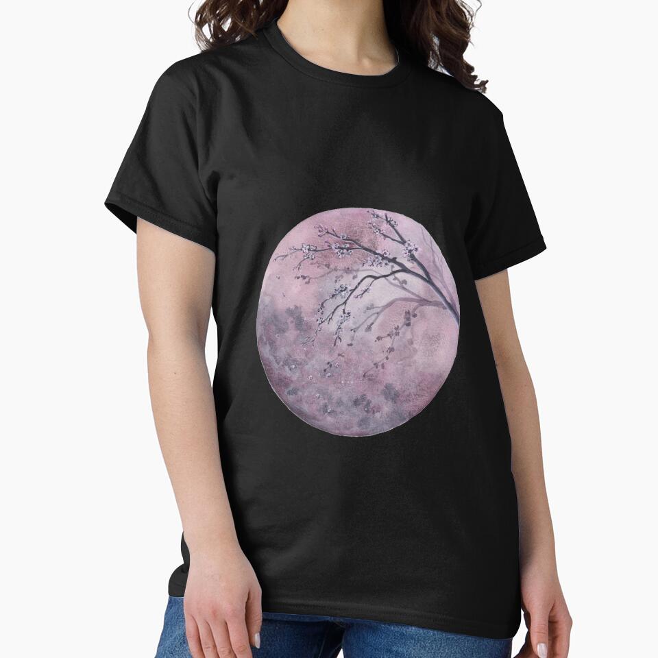 Cherry blossom moon by Sershni