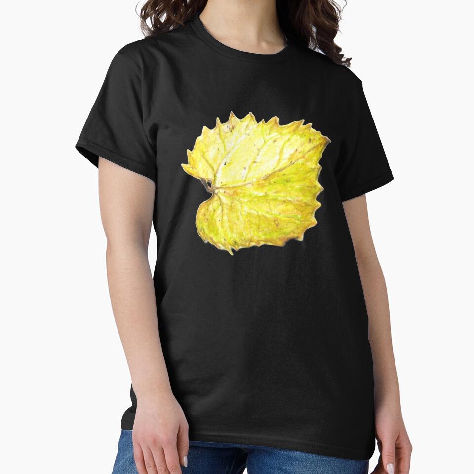 Yellow Autumn Leaf by Marie W