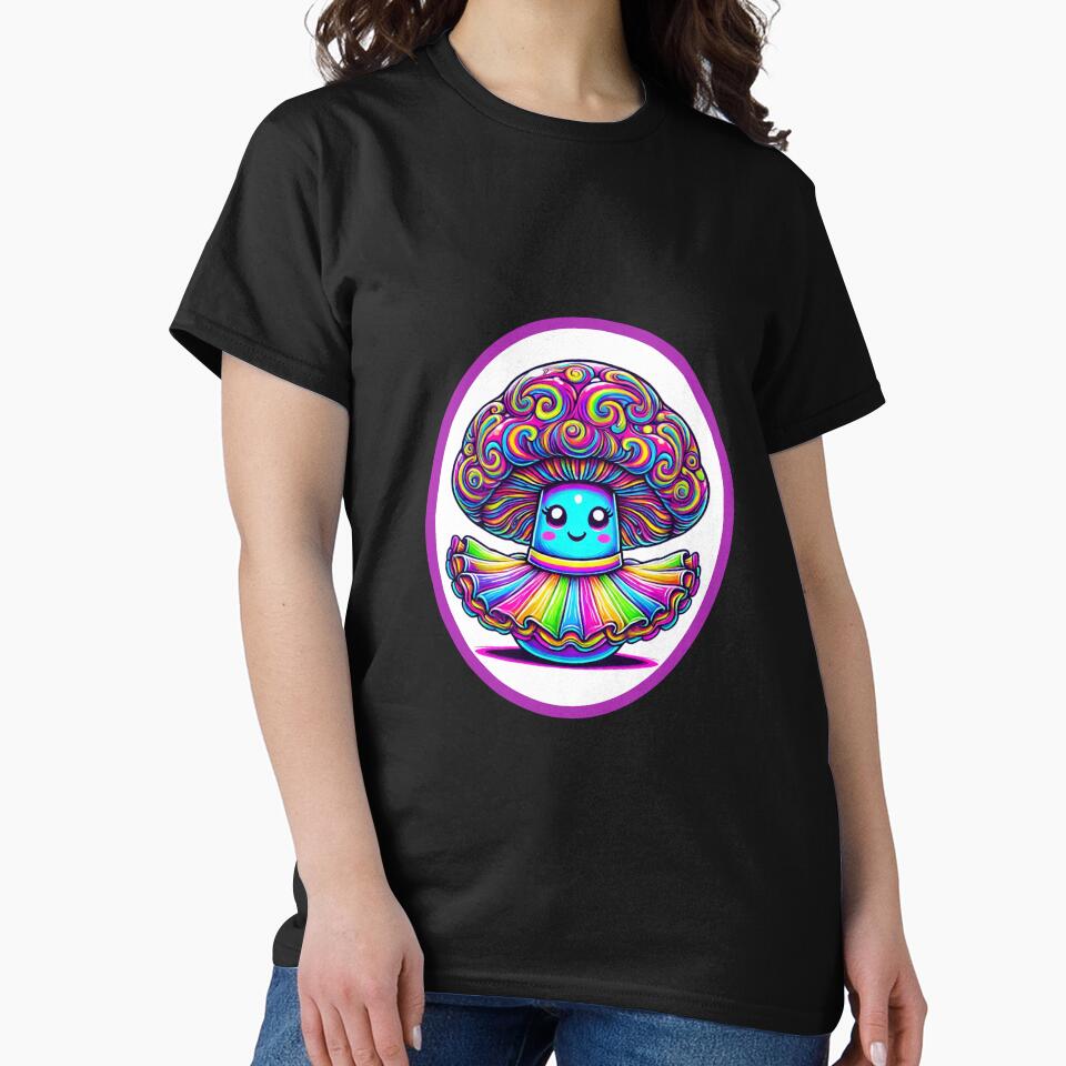 Psychedelic Mushroom Dance by LizzyLooDoo Designs
