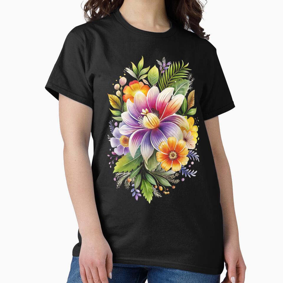 Summer Bucket – Floral Design of Summer Flowers in Ukrainian Style by ElegantOutlines