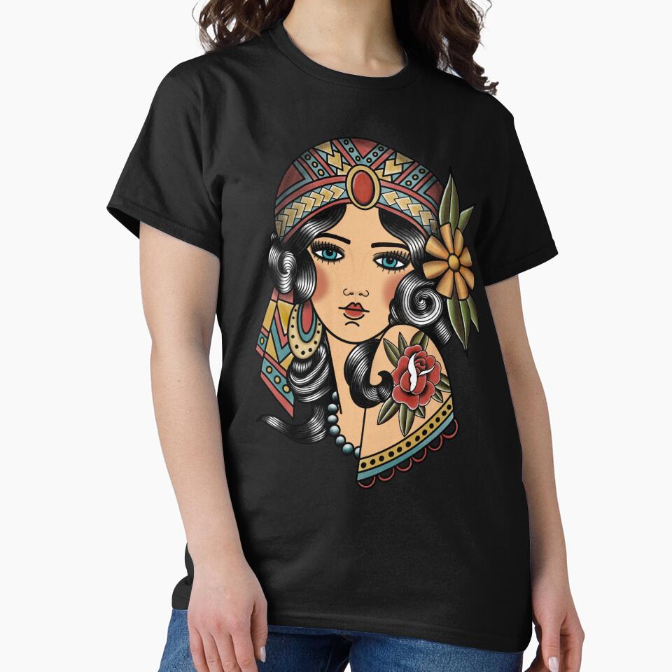 Gypsy Lady Head Tattoo kgbd by Kraken-Jack
