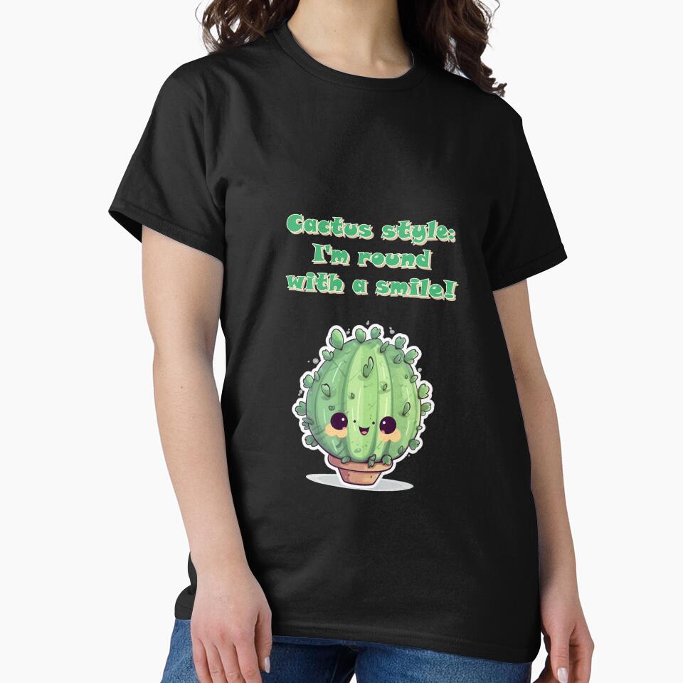 Cactus Style I am Round with a Smile! by KawaiiArtStyle