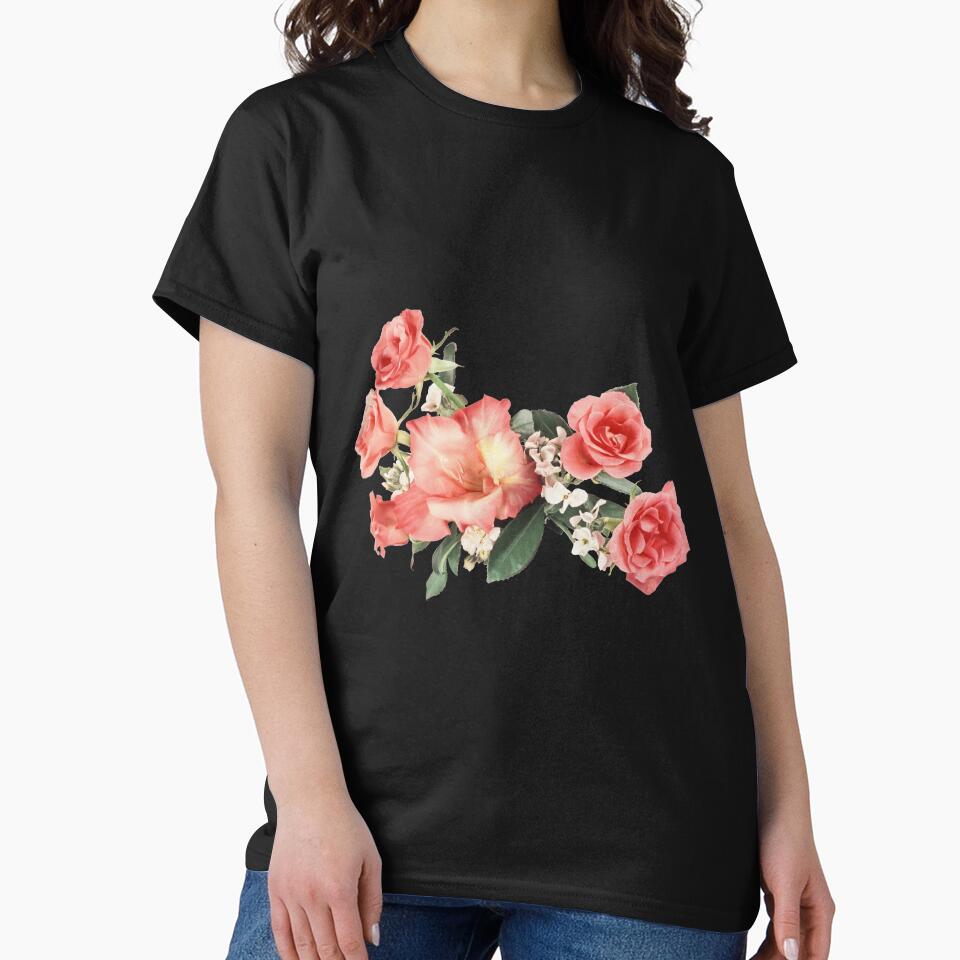 Coral Floral Merchandise by cindyfordyce
