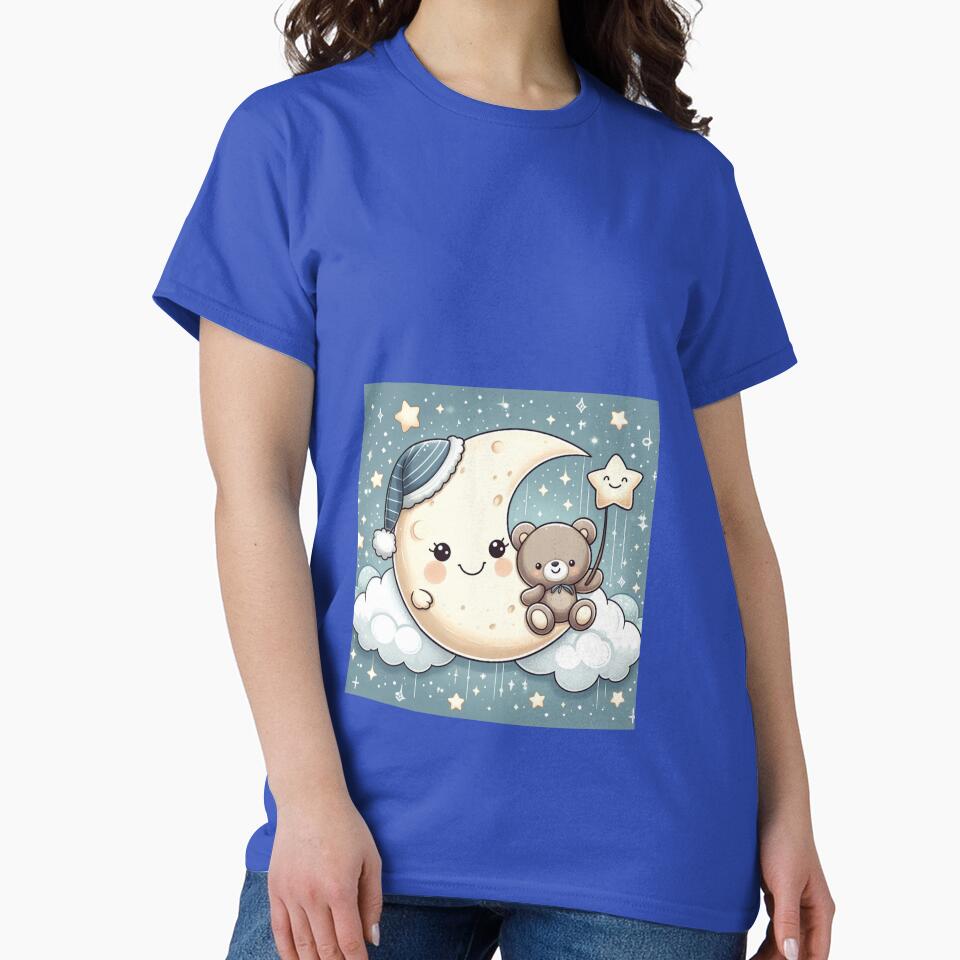 Cute Cartoon Moon Design: Adorable l by nada-art