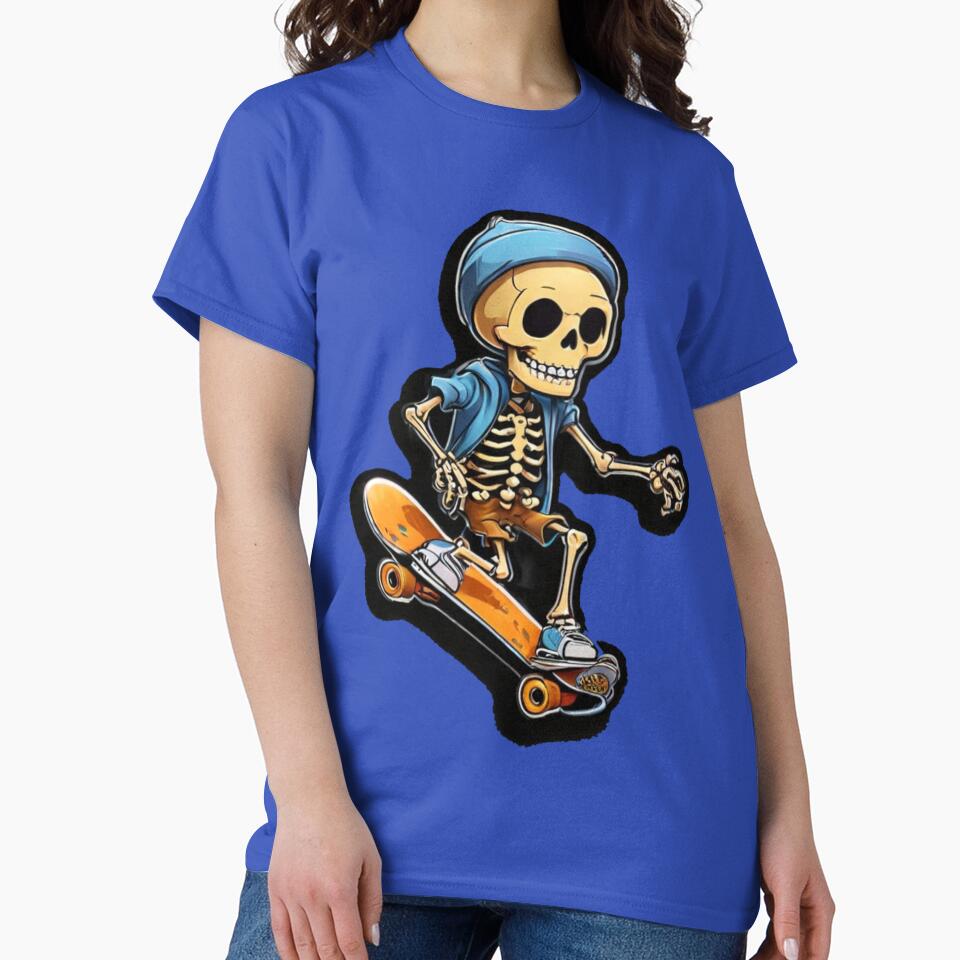 Skeleton Skater by DesignBlu