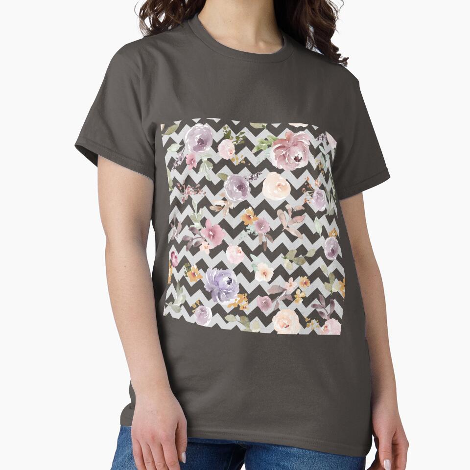 Floral Chevron by Lylabean22