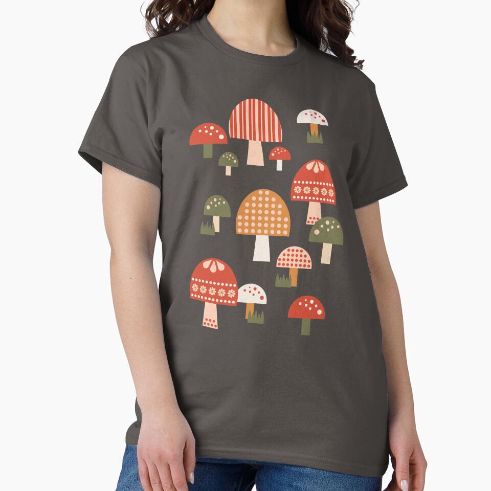 Geometric Mushroom Garden by latheandquill