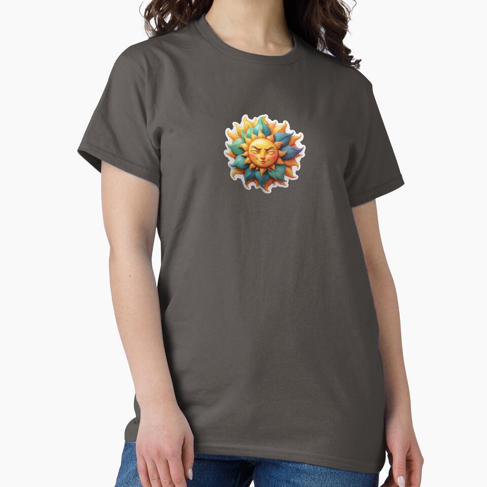 Smiling Sun Spirit Sticker – Radiate Positivity and Energy by Ava20055