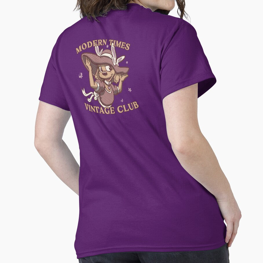 modern times vintage club - cartoon cute dressed puppy by hayrpictures