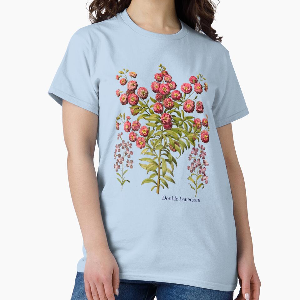 Vintage Botanical Double Snowdrop Flowers by Rockyctees