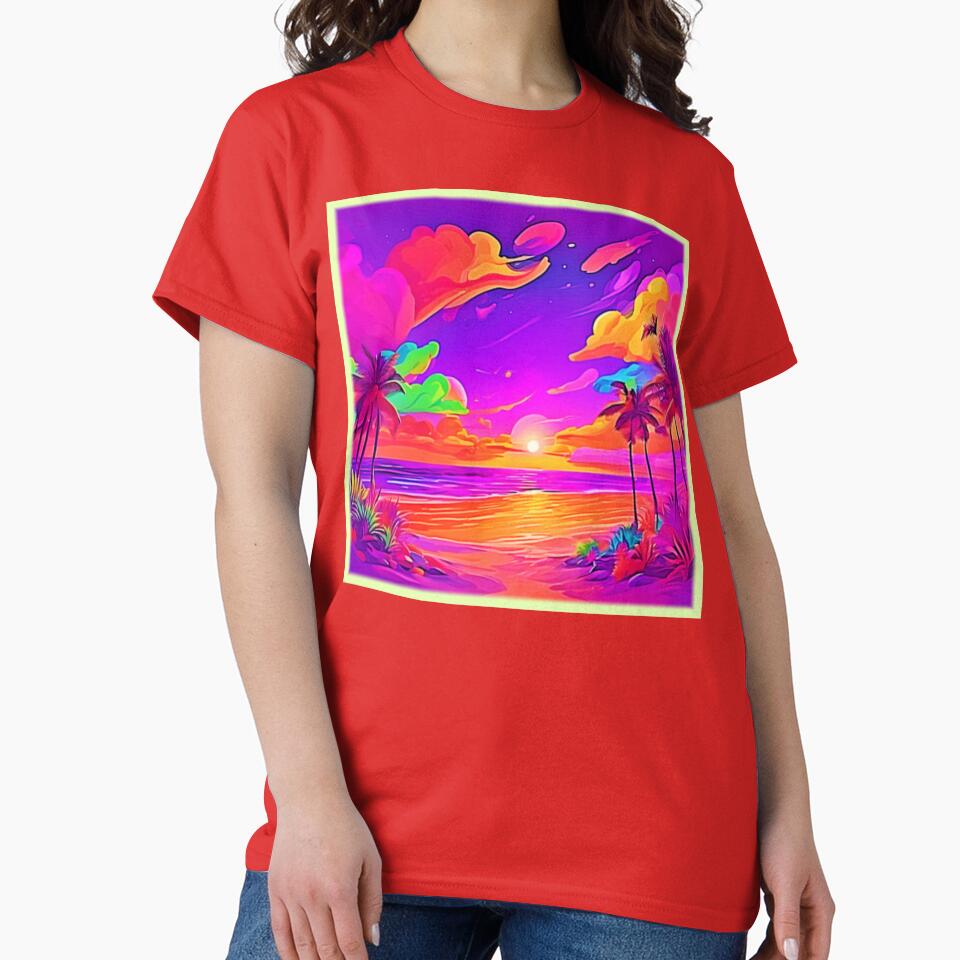 Vibrant Tropical Sunset by Health And Fitness Posts e-Store