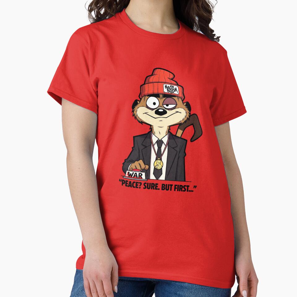 Funny Meerkat Peace Prize - Peace? Sure. But First... - MaXiBoOM by mAXiBoOM