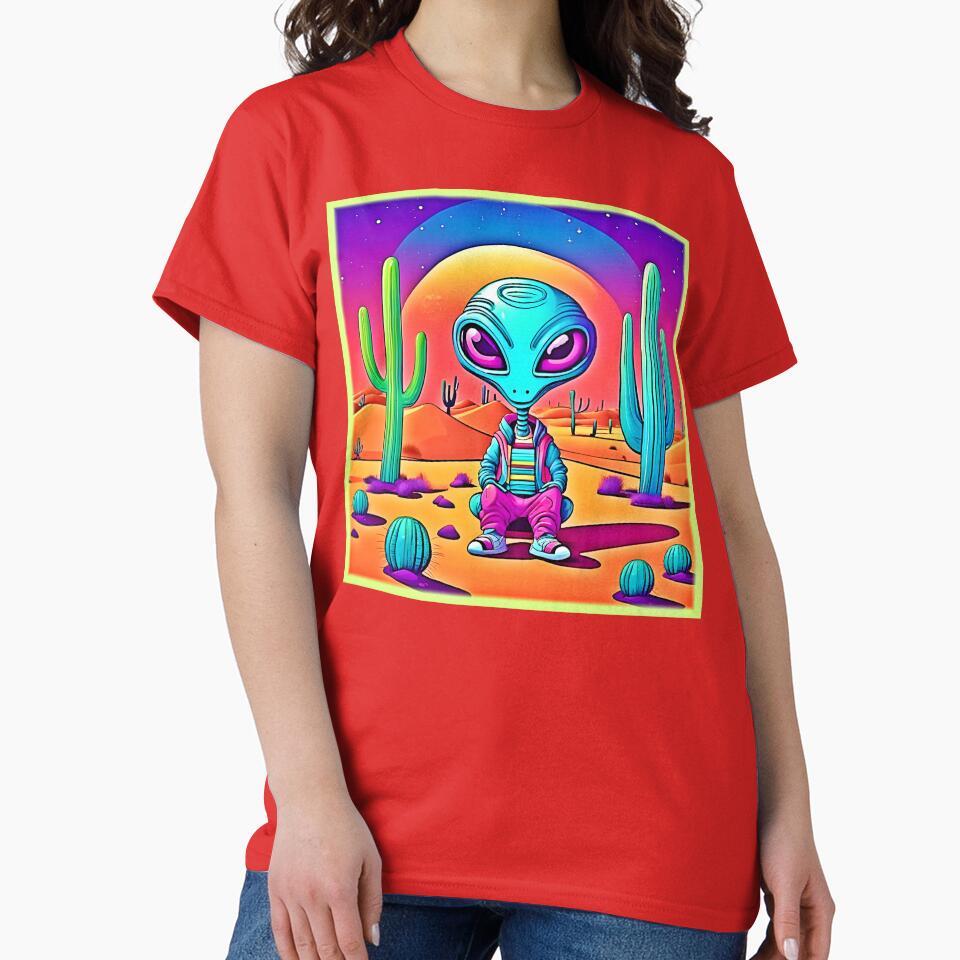 Desert Chillin' Alien Art by Health And Fitness Posts e-Store
