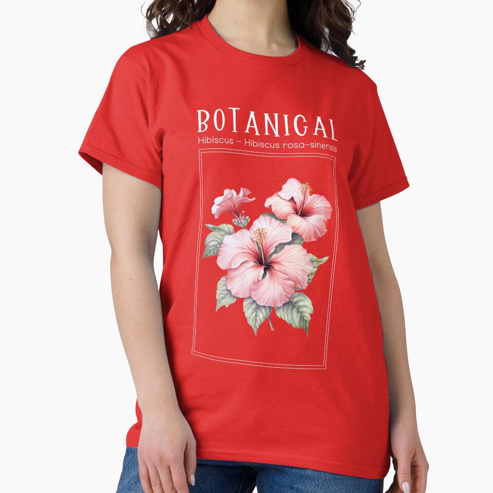 Hibiscus - Hibiscus rosa-sinensis - Botanical Collection by StudioRedKoala