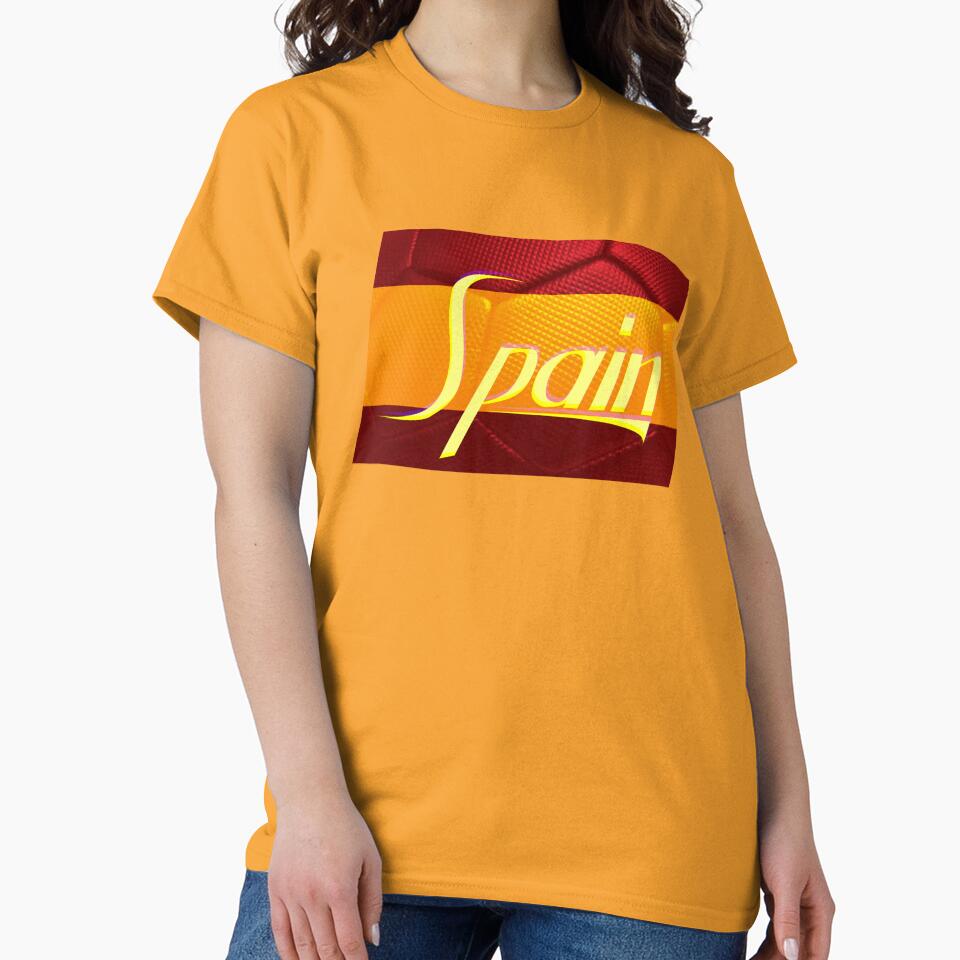 Spain Soccer Ball Flag by Javier Narváez Solarte