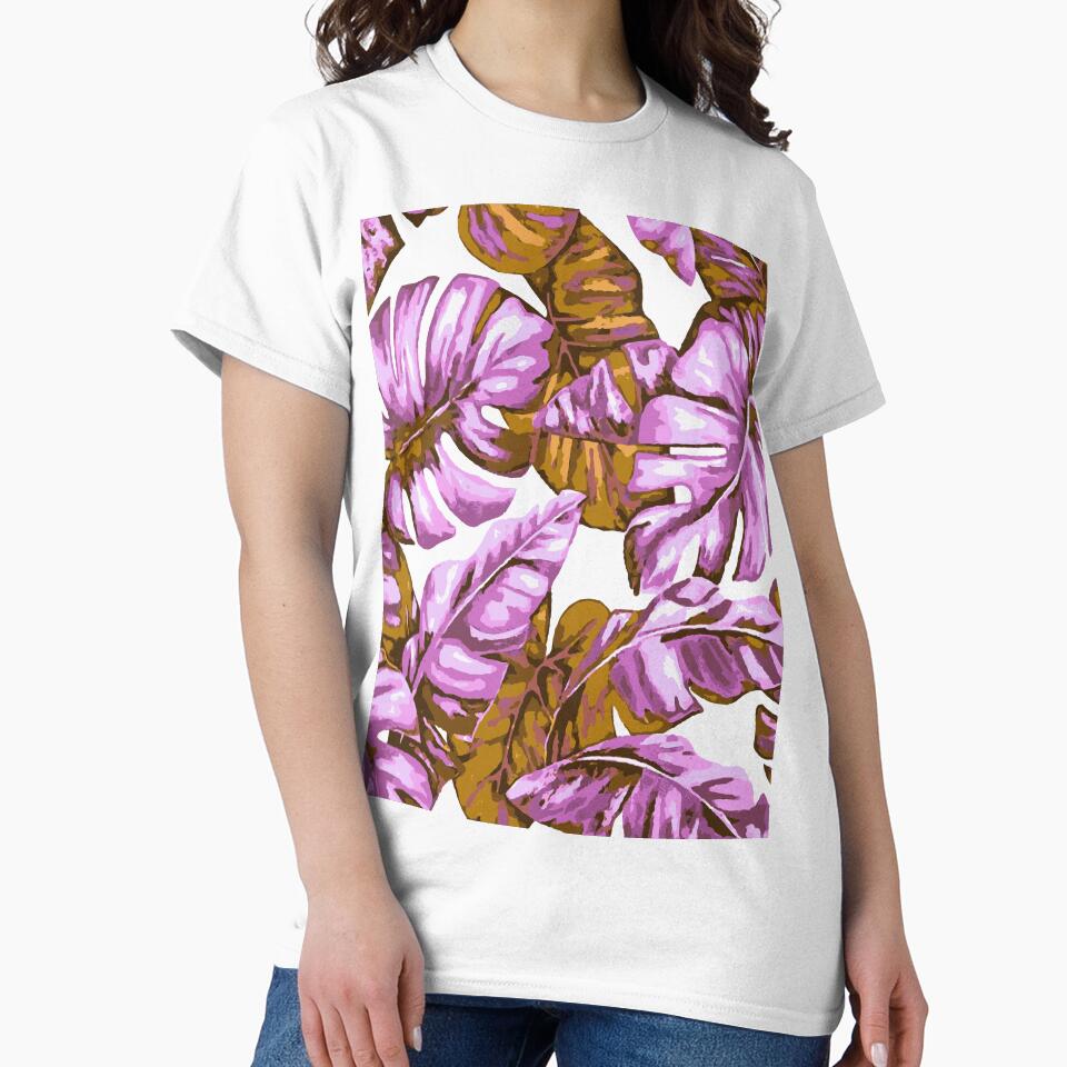 Tropical Leaves Camouflage Of Banana and Monstera 8 by taiche