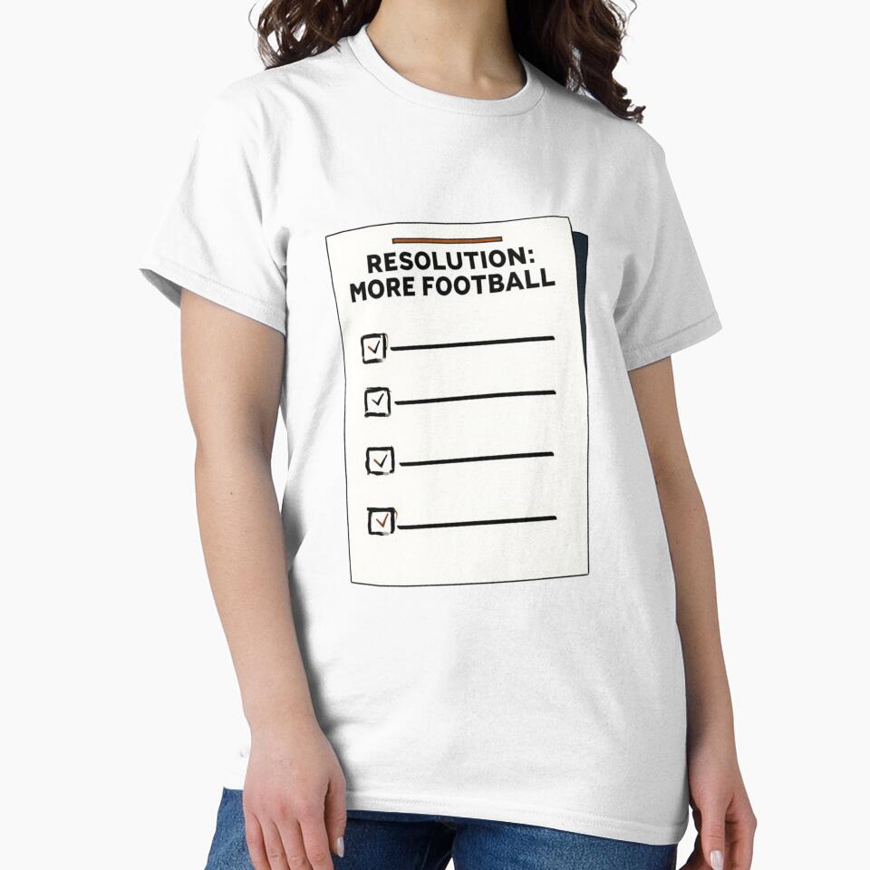 ,,Resolution: More Football" by SportThreadz
