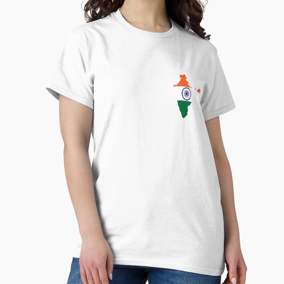 Flag Map of India by feether-store