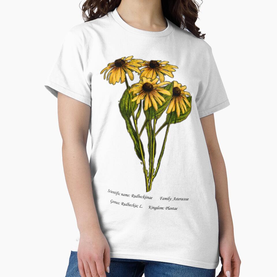 Black Eyed Susan Botanical Illustration by Flores1965
