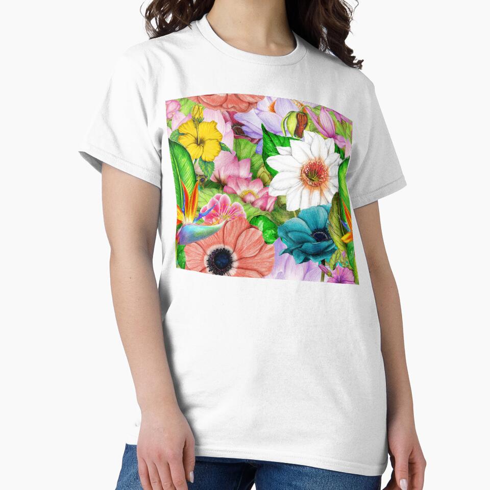 Island Tropical Flowers by DzineVine