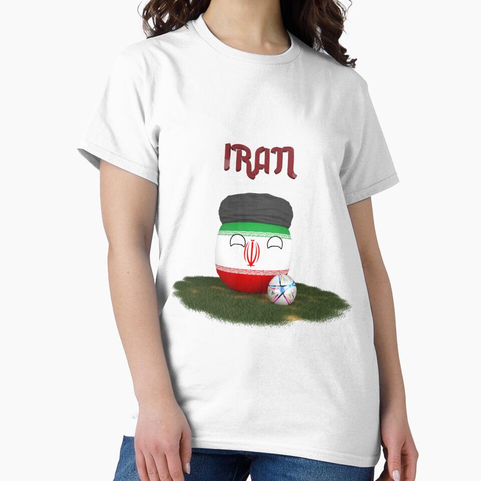 Flag Iran World Cup Qatar 2022 by Countryballs3D