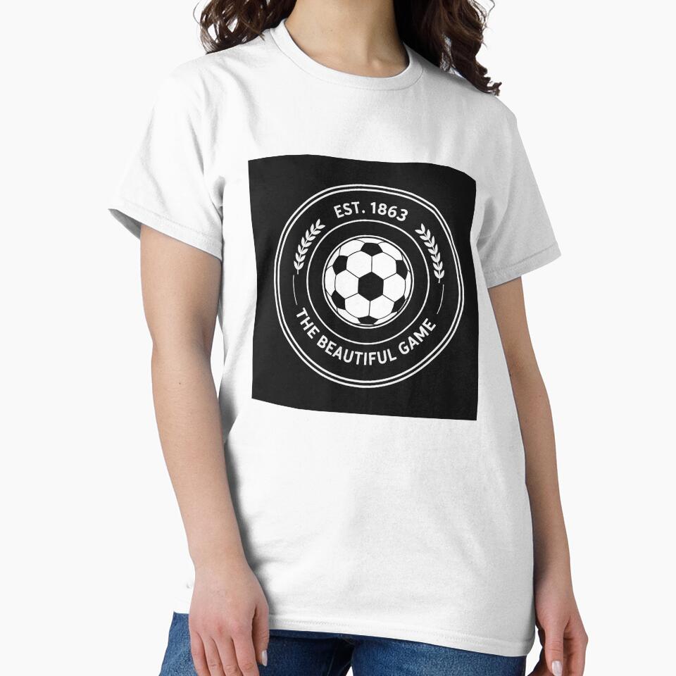 The Beautiful Game — Vintage Soccer Badge EST. 1863 by BestVarieties