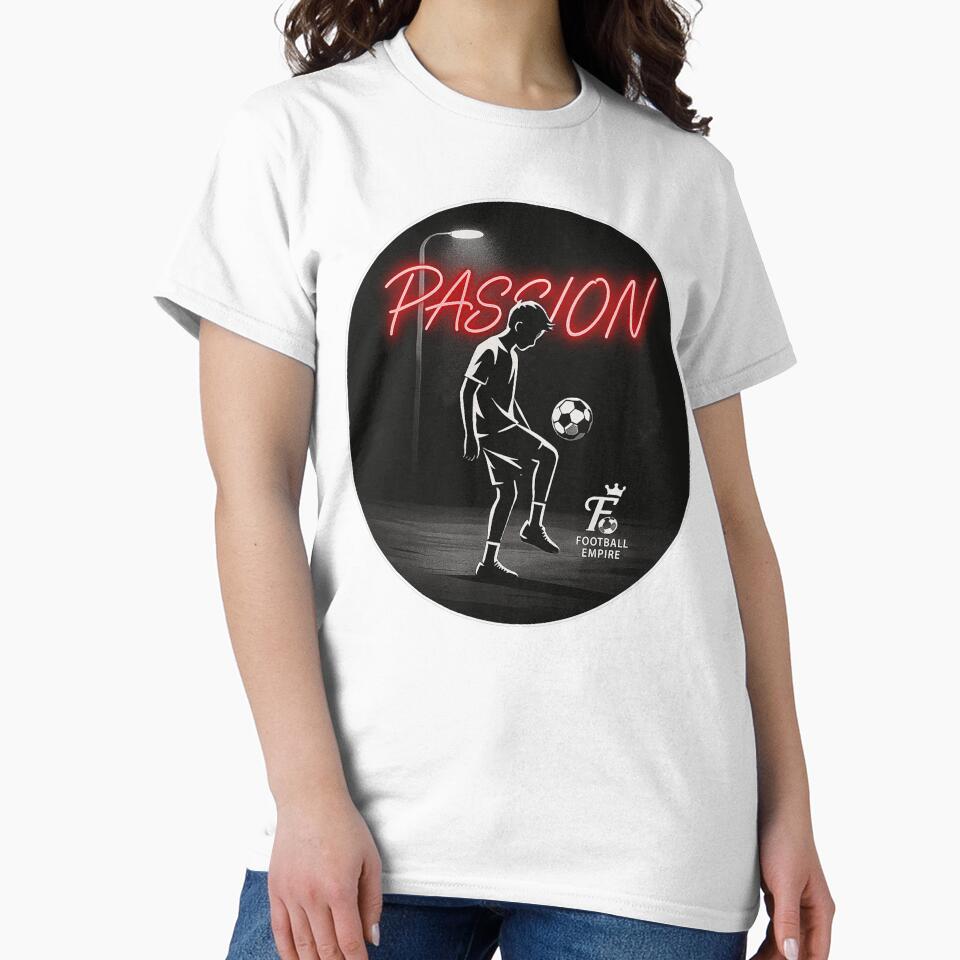 Passion for Football – Neon Street Art Design | Urban Soccer Style Football Empire by Football Empire
