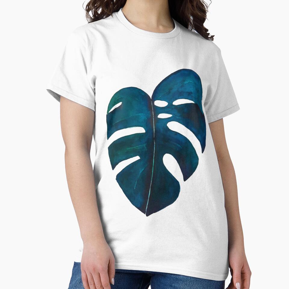 Monstera Leaf  (white) by Artbylees