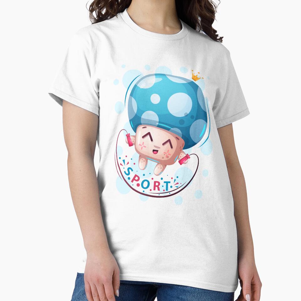 Sport Cute Cartoon Mushroom - Mushroom Meme by ildafdhome