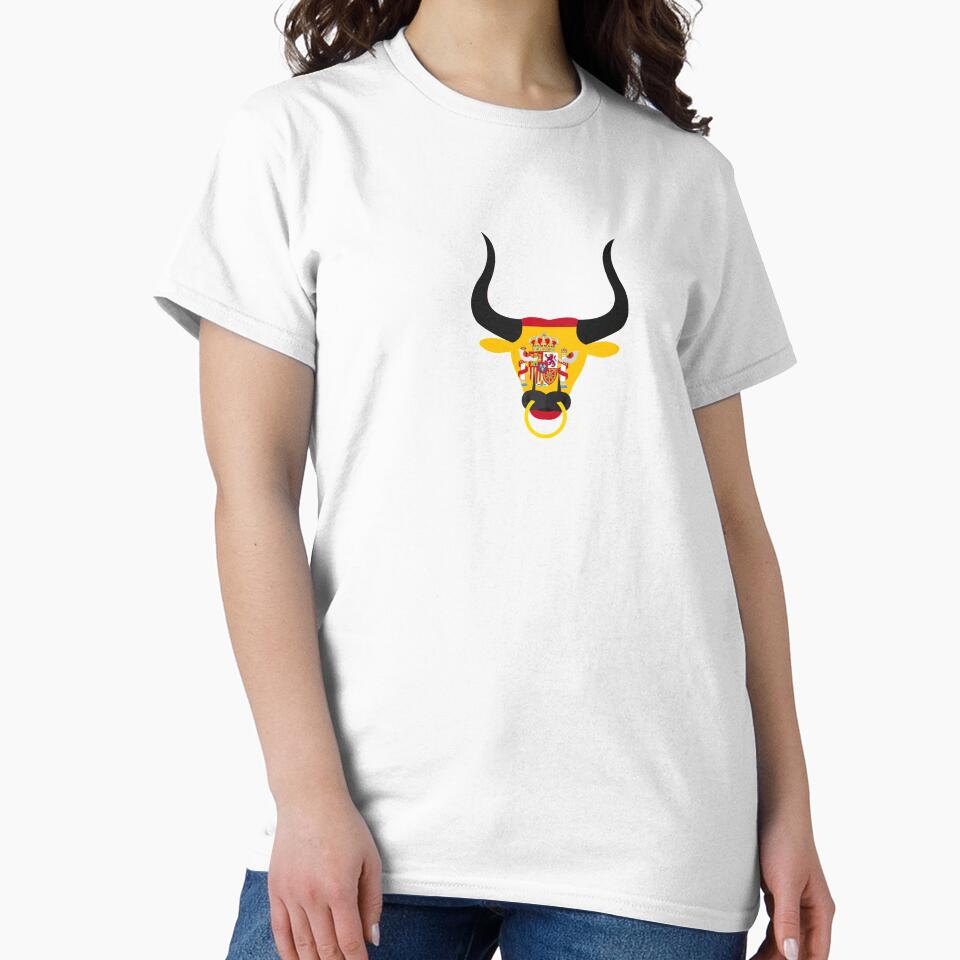 Spain Flag Ornate bull by StickerDirect