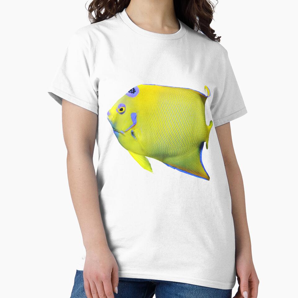 Yellow Tropical Fish by DoodleDashCollective