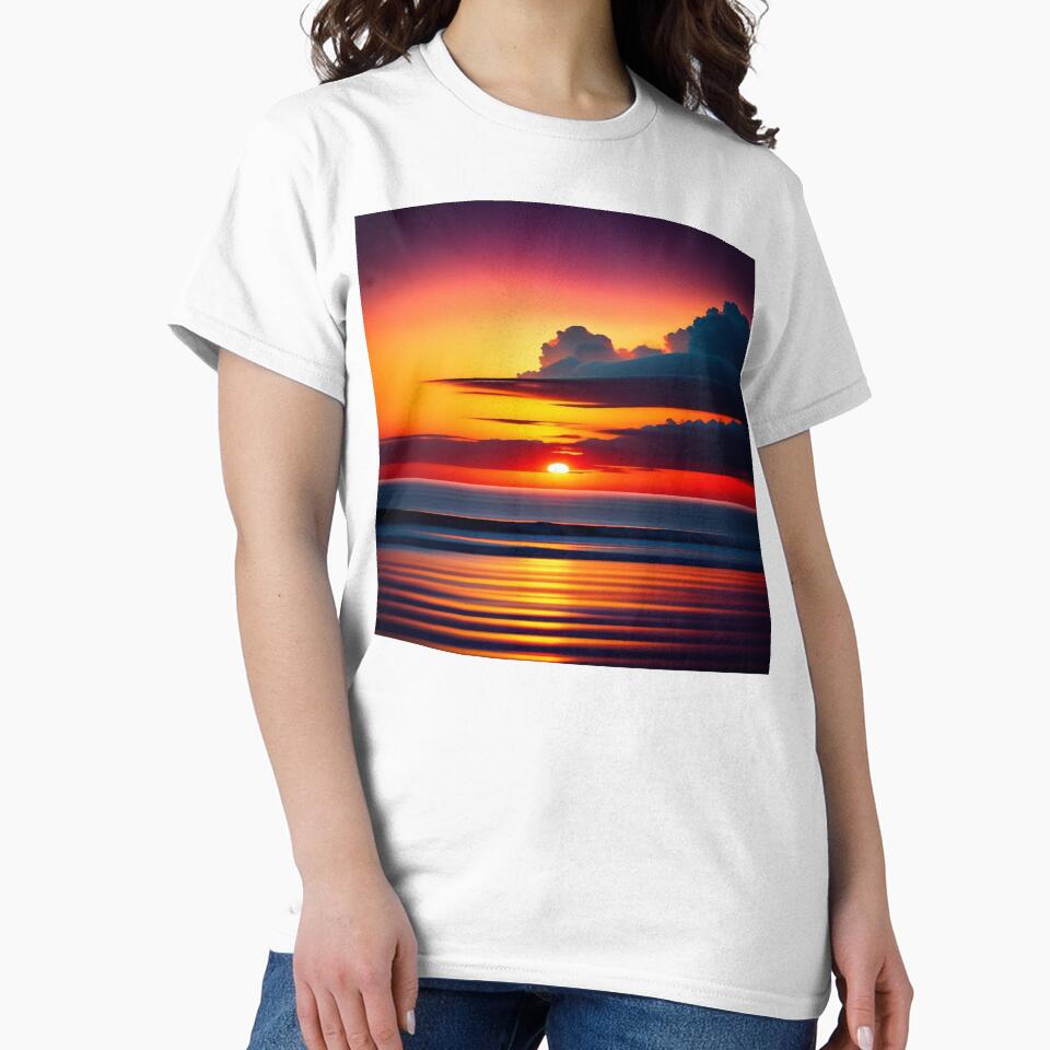 Beautiful sunset digital print presented in a variety of mediums by dcrc