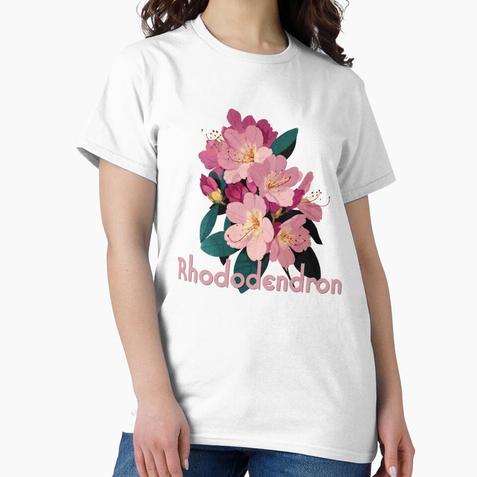 Rhododendron Radiance – Botanical Elegance in Bloom by ForeverPrintsOK
