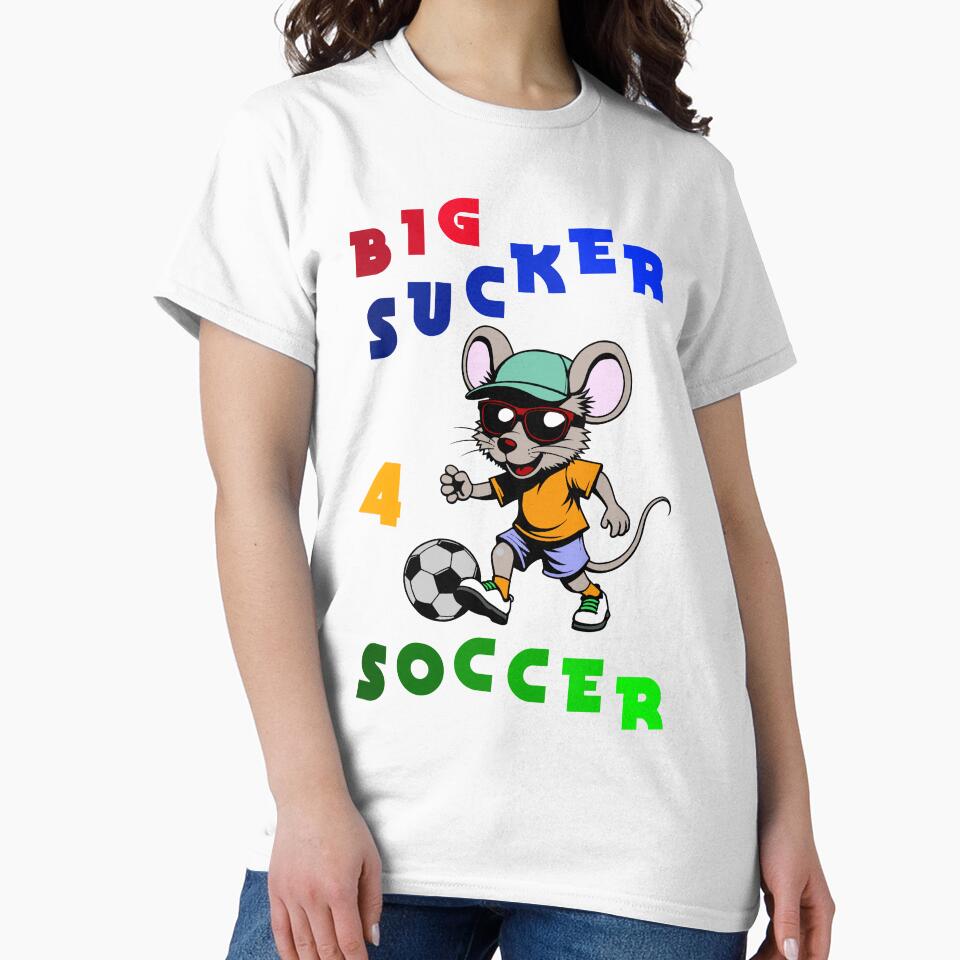 Big Sucker 4 Soccer Text Art by Museum Of Non-Existing Art