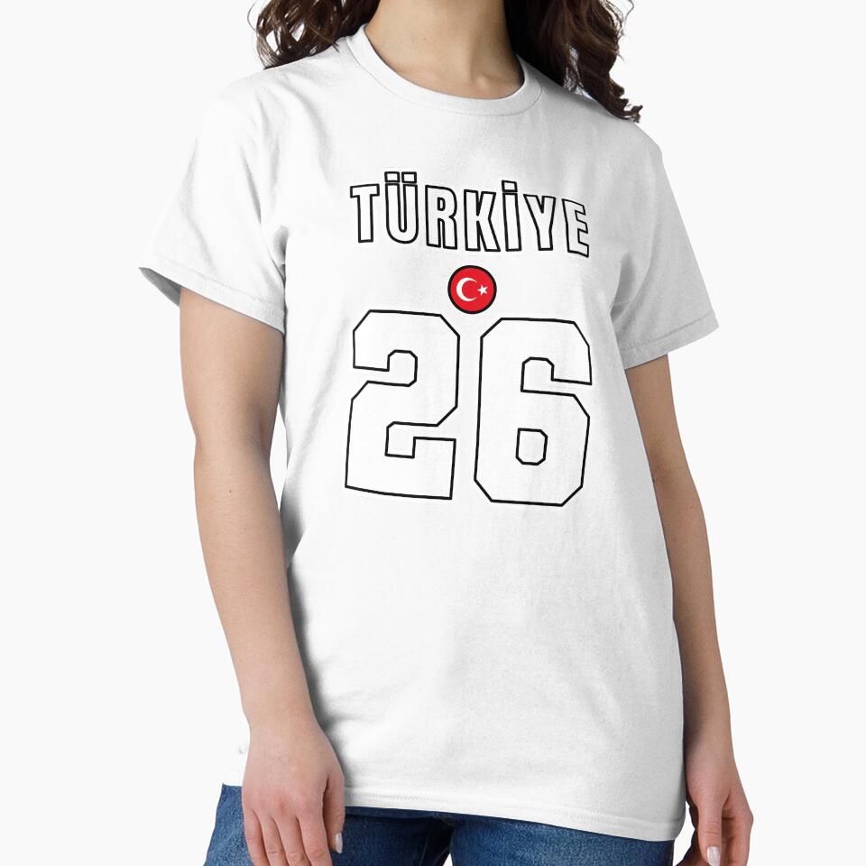 Turkey 26 Football Shirt Style Design – Türkiye National Team Apparel by The Hairy Melon
