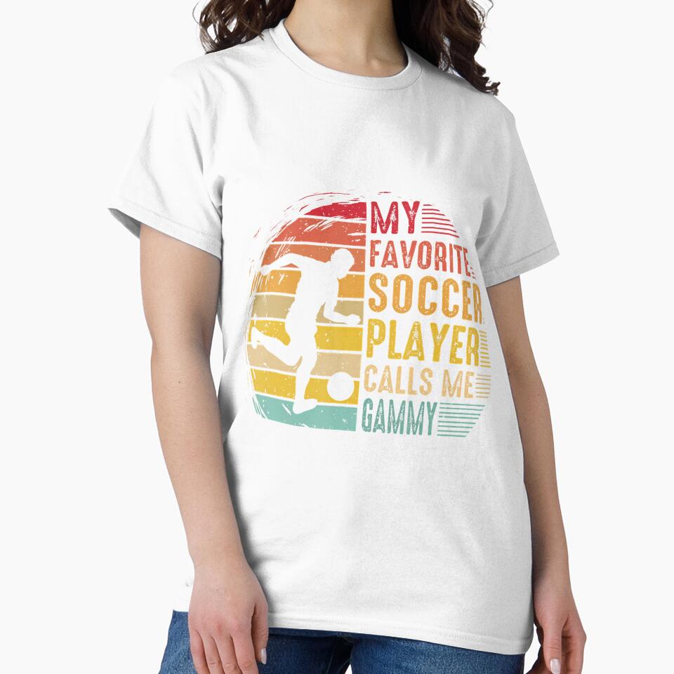 Vintage My Favorite Soccer Player Calls Me Gammy by LucilleAntoi