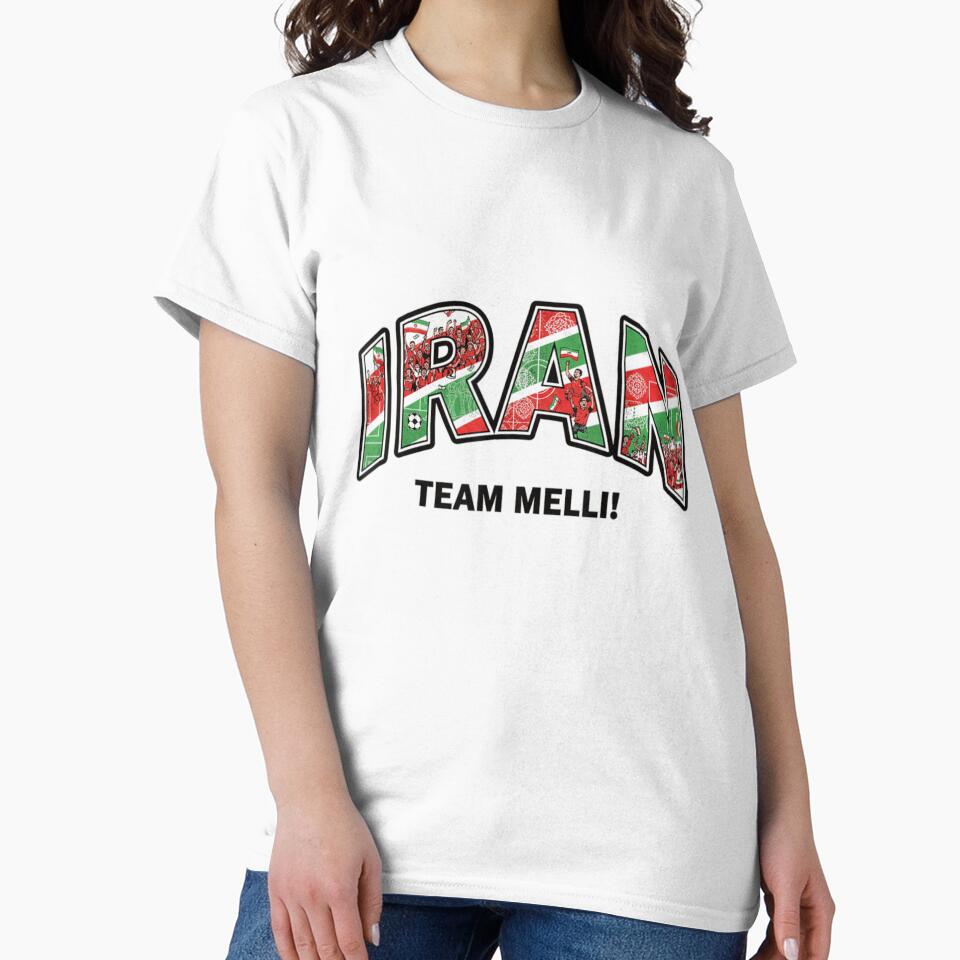 Iran Football Team Melli National Soccer Fan Supporters Graphic Distressed Design by MassonCalepon