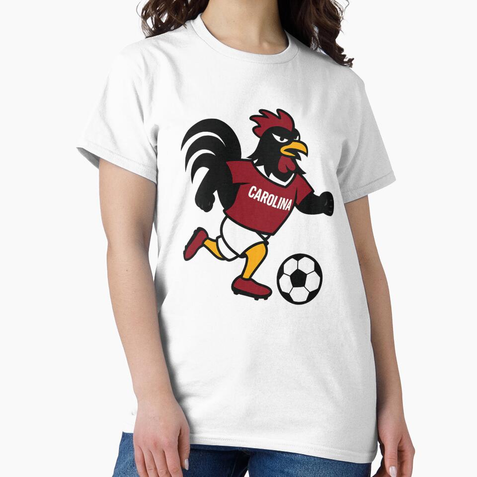 Soccer Rooster – Gamecock Inspired Sports Mascot by LunarBones
