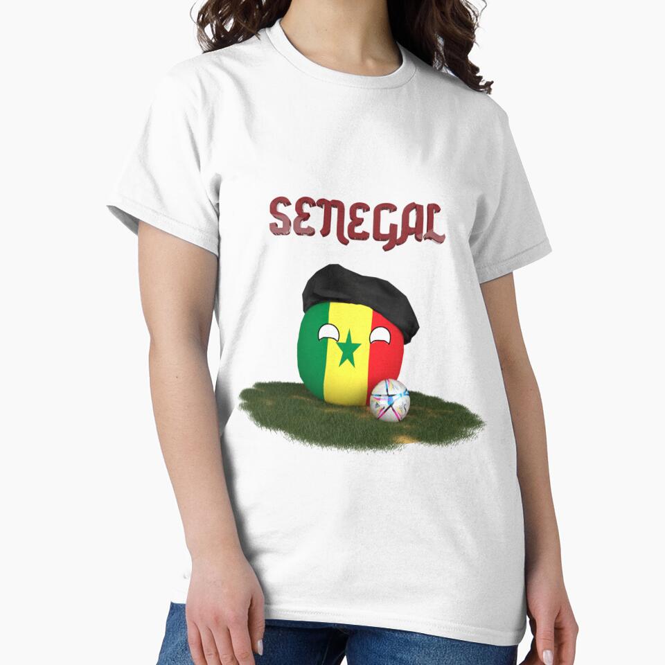 Senegal Flag World Cup Qatar 2022 by Countryballs3D