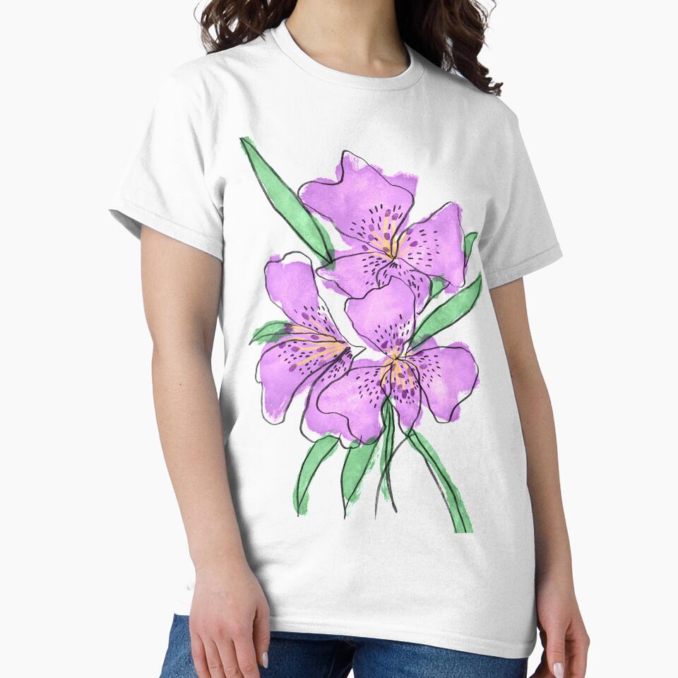 Freesias Botanical Illustration by meganamey