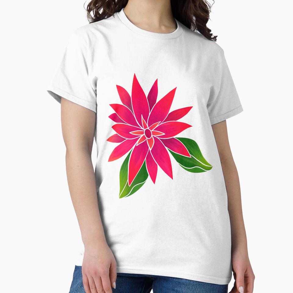 Magenta Funky Florals by artsylyons