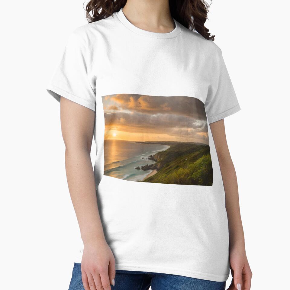 Sunset wall art Coastal Mountain canvas Beach sunset living room decor sunset poster Beach living room decor Sunset bedspread by naivnoia