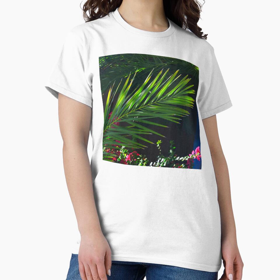 Exquisite Palm Leaf Framed In Lush Shadows by DEC02