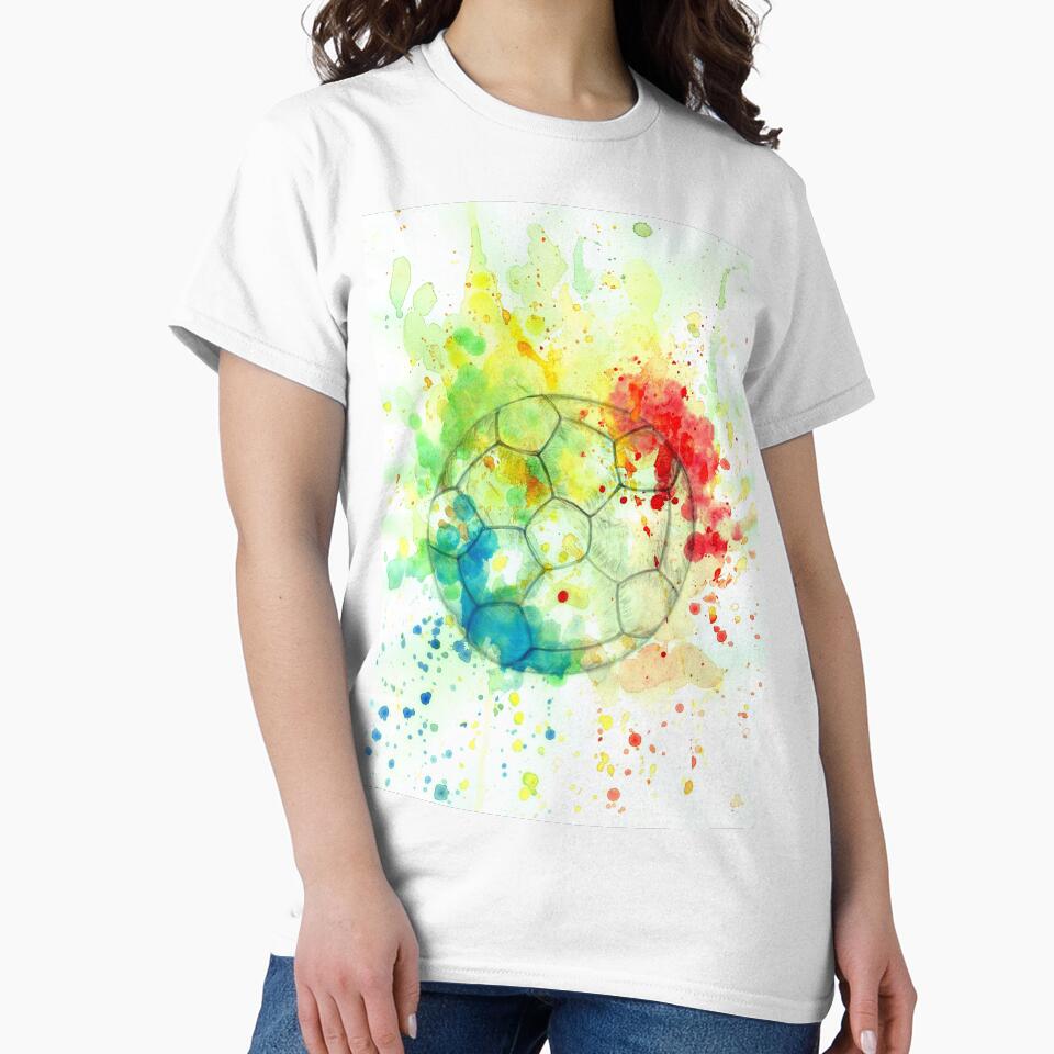 Soccer Ball Watercolor 5 by AnnArtshock