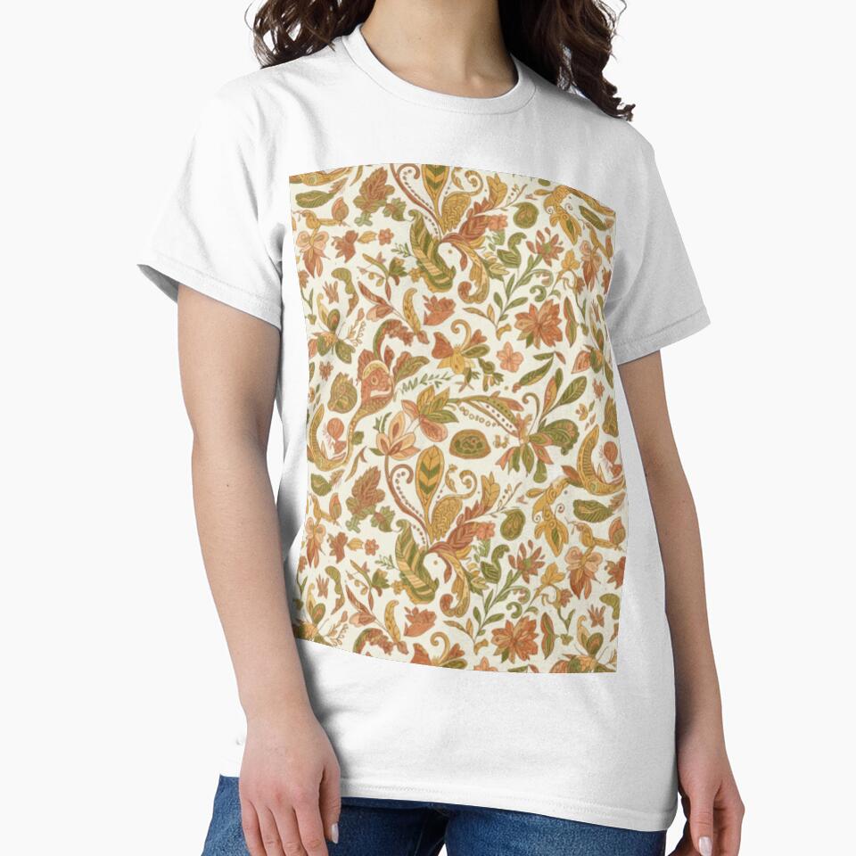 Vintage Floral Bird Seamless Pattern by FashioonTrends
