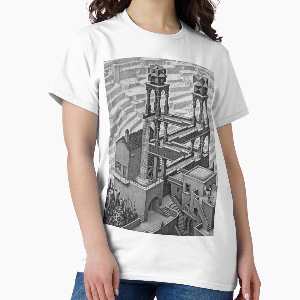 MC Escher Waterfall by SummerlandsArt